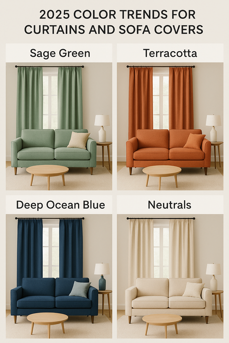 2025 Color Trends for Curtains and Sofa Covers
