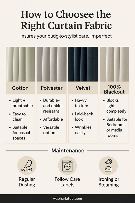 《How to Choose the Right Curtain Fabric: The Perfect Balance of Blackout, Insulation, and Style》