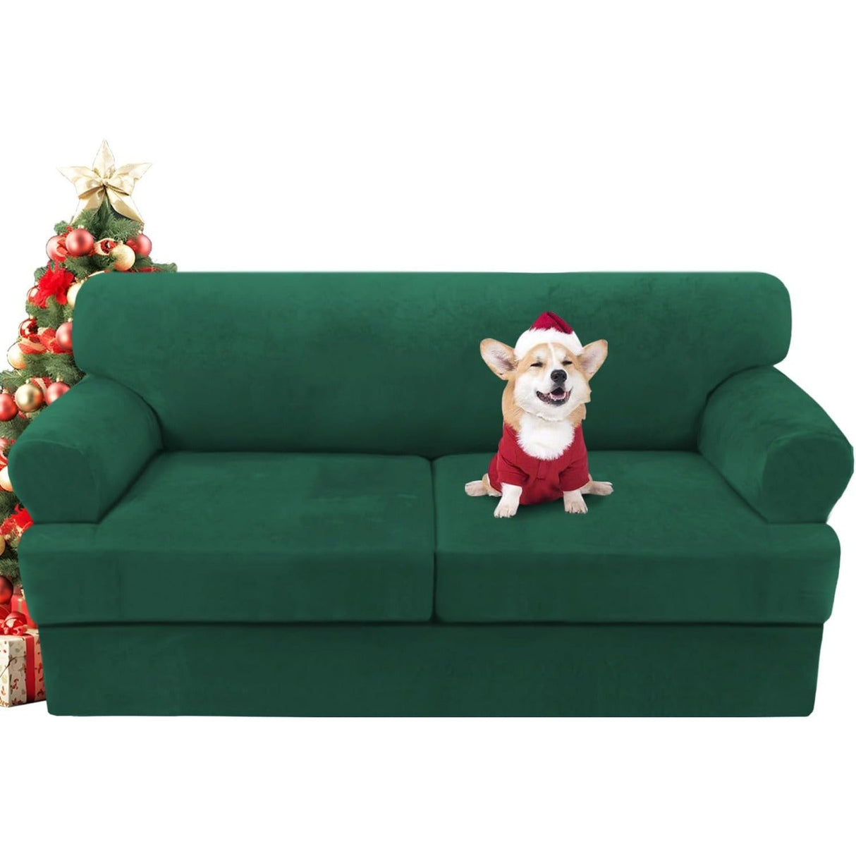 Sofa Slipcovers Thick Velvet Couch Cover Stretch T Cushion Sofa Covers Individual T Cushion Covers,