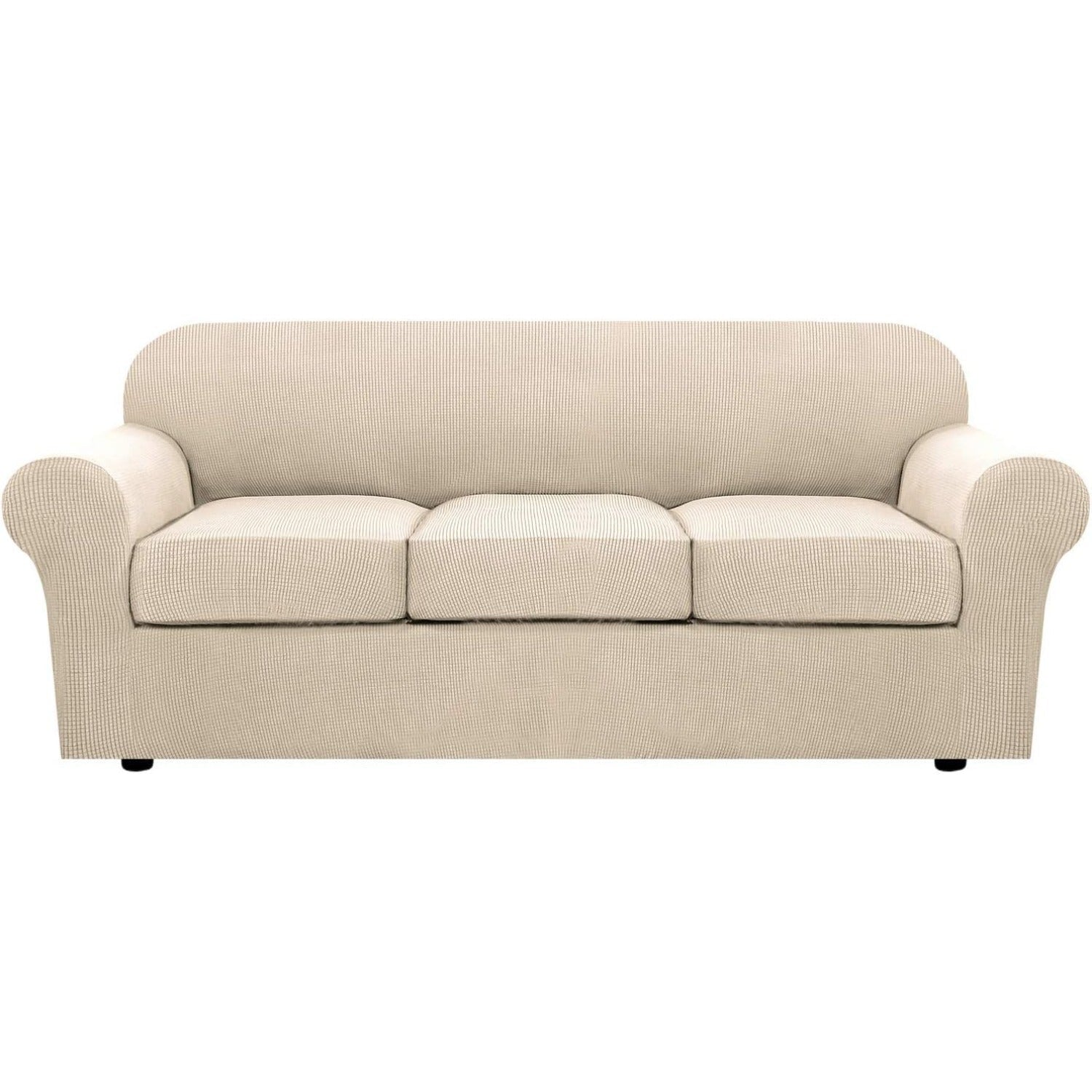 4 Piece Stretch Couch Covers for Cushion Couch Sofa Furniture Slipcovers