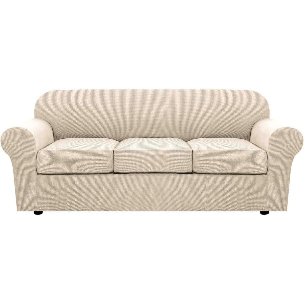 4 Piece Stretch Couch Covers for Cushion Couch Sofa Furniture Slipcovers