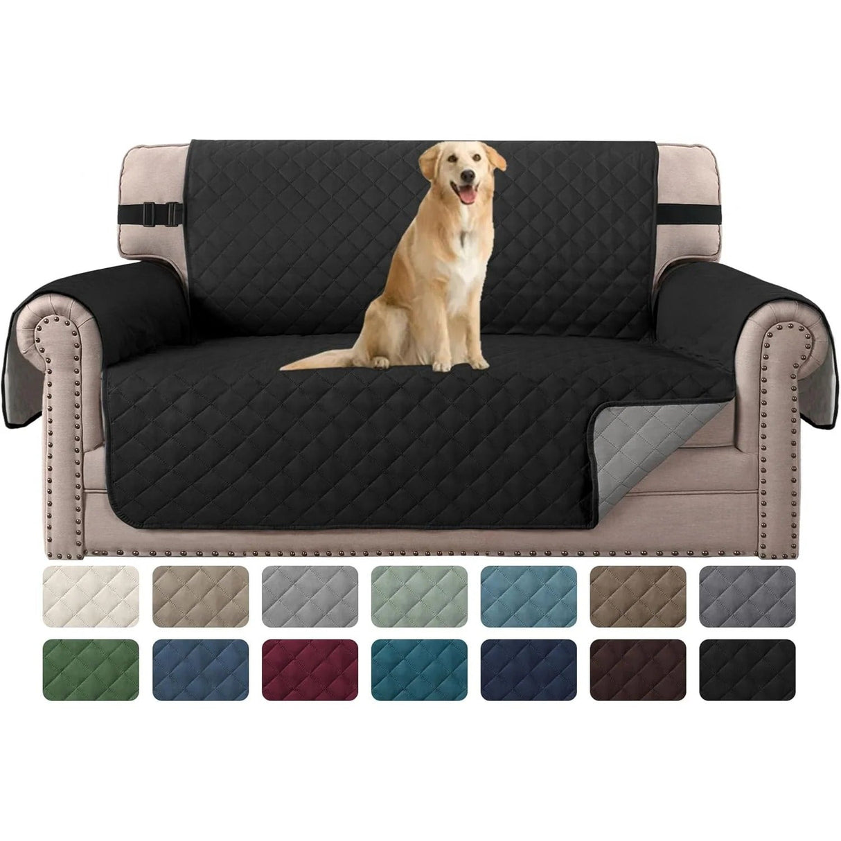 Reversible Chair Covers Water Repellent Chair Slipcover for Dogs Pets Furniture Protector