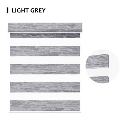 Motorized Zebra Shades 85% Blackout 95mm Ingrid