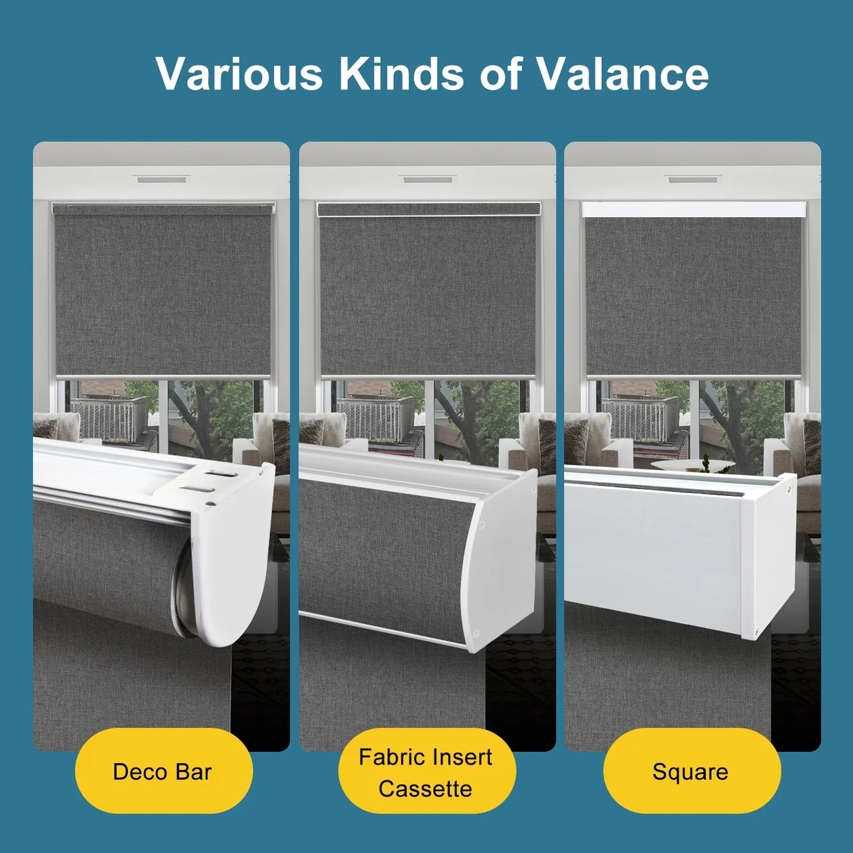 Hardwired Motorized Roller Shades 100% Blackout Dual-Sided Bouvardia