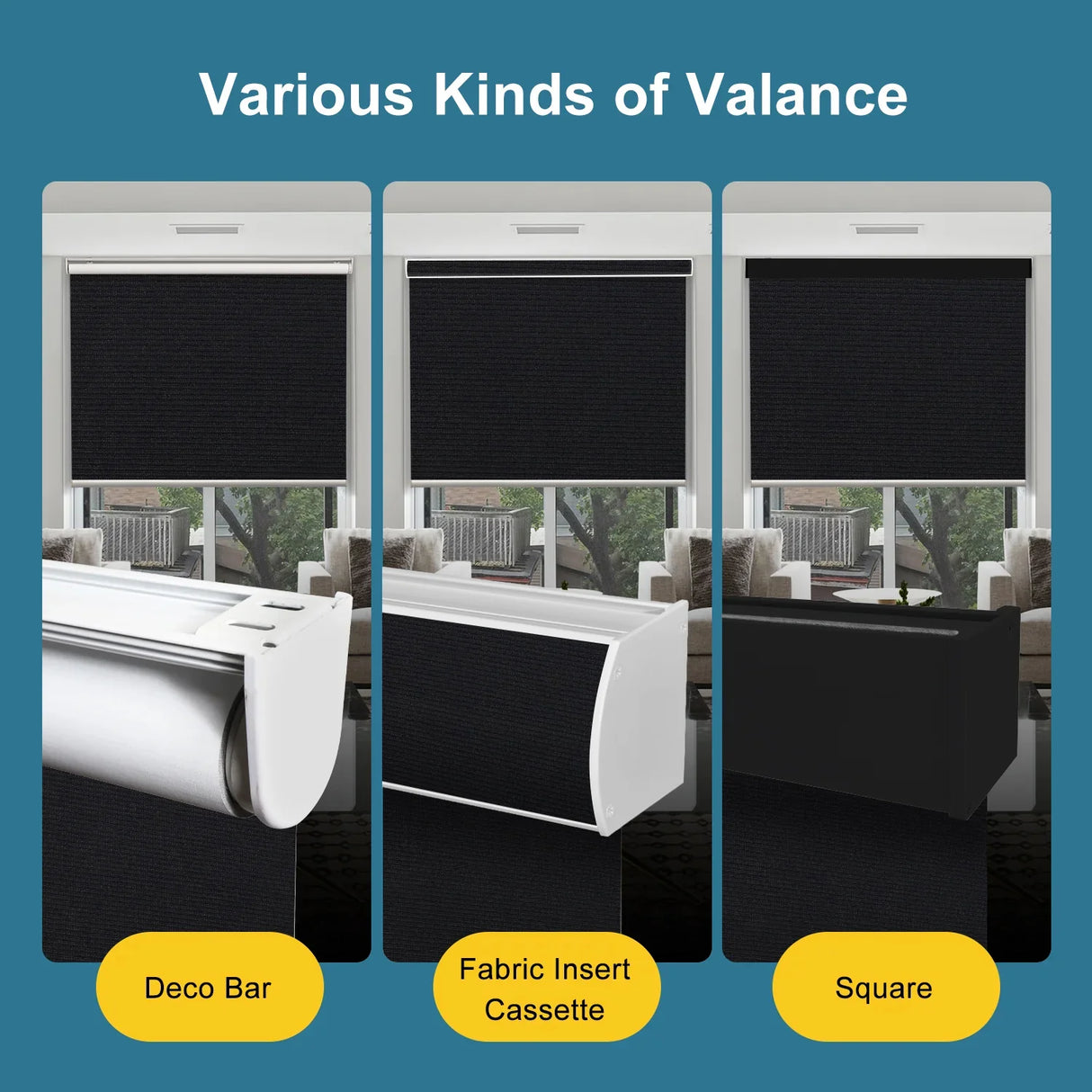 Motorized Roller Shades 100% Blackout Eclipse