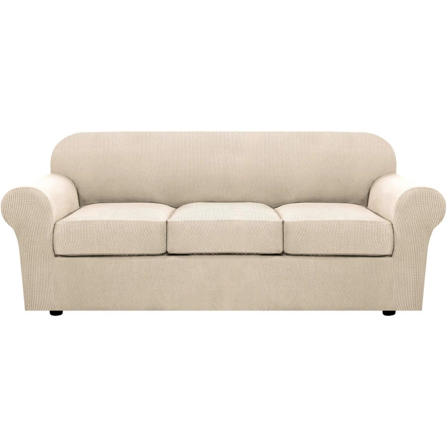 4 Piece Stretch Couch Covers for Cushion Couch Sofa Furniture Slipcovers