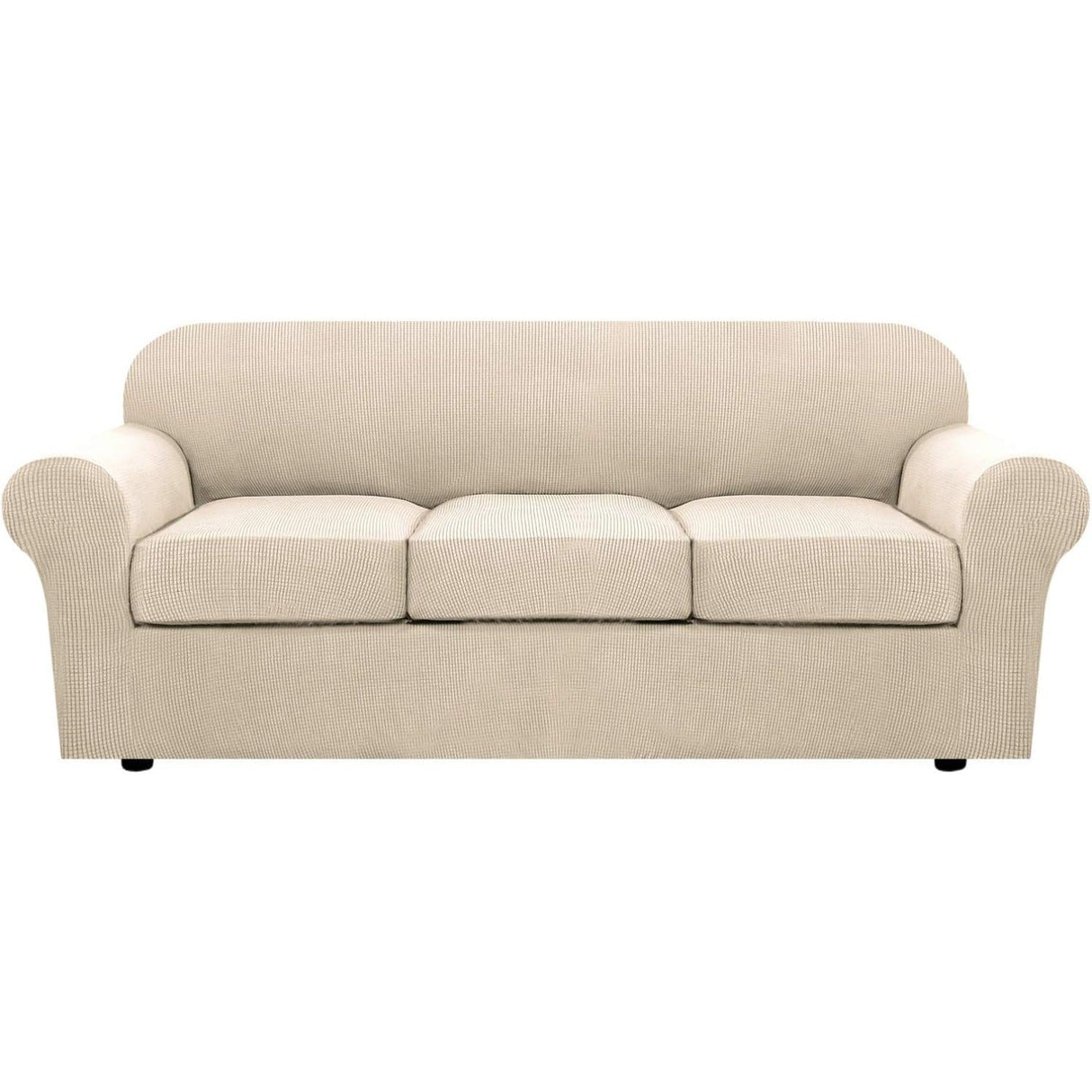 4 Piece Stretch Couch Covers for Cushion Couch Sofa Furniture Slipcovers