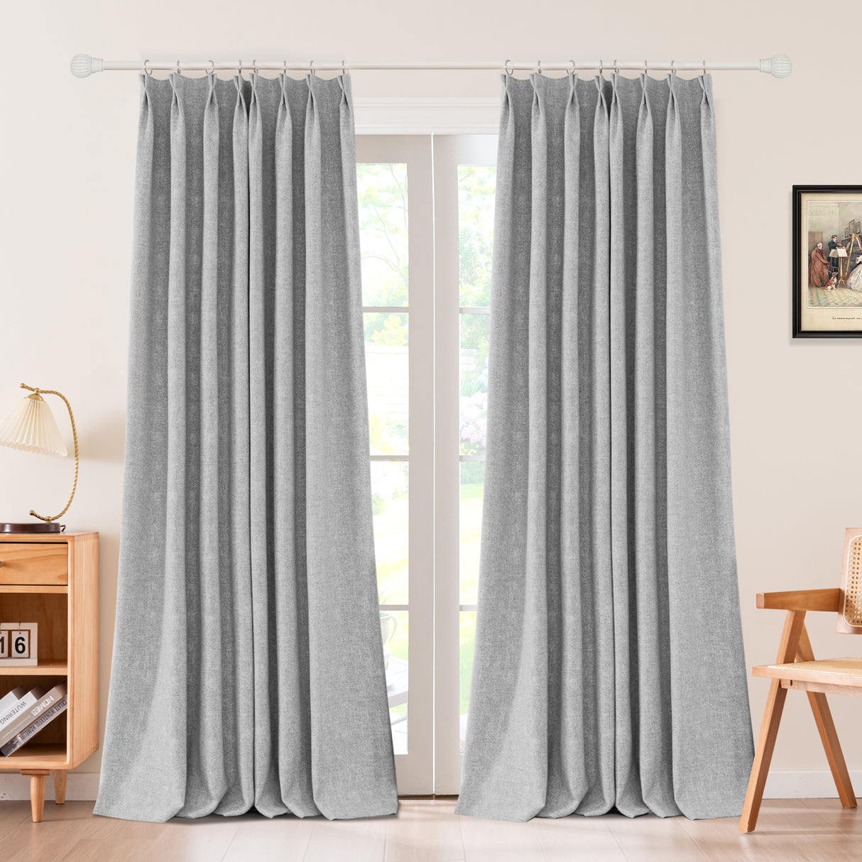 Sarella Premium Velvet Curtain Pleated
