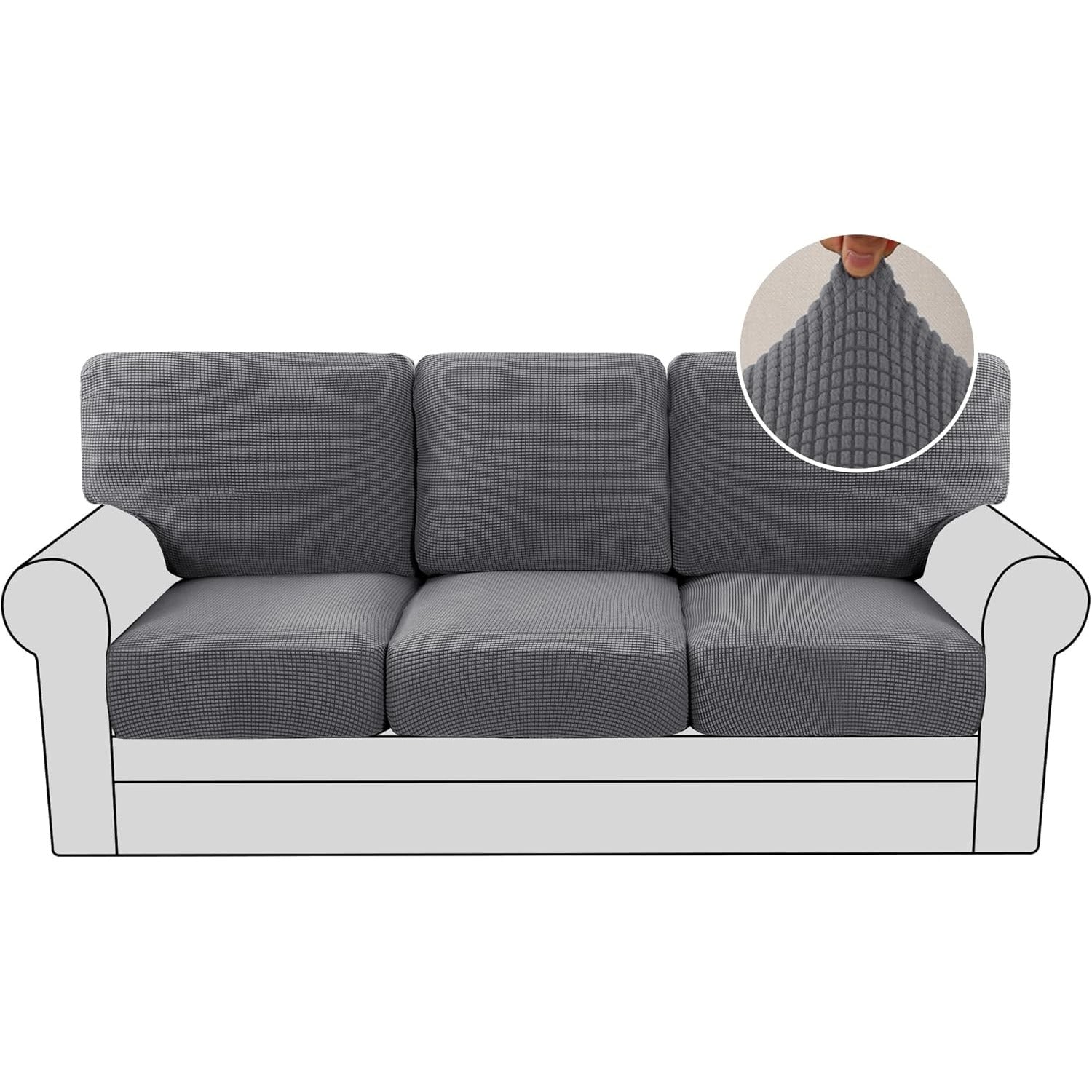 Multi-Pieces Chair Covers Stretch Couch Covers