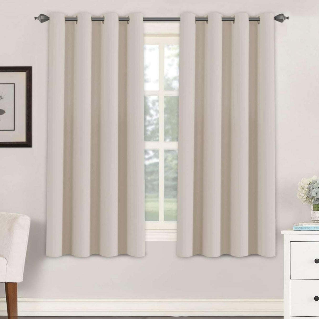 H.VERSAILTEX Doorway Curtain Blackout Closet Door Curtain Room Divider