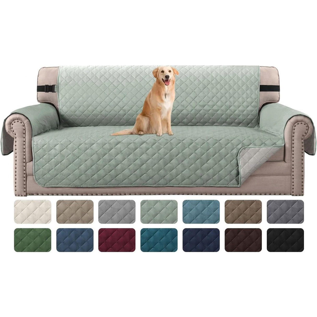 Reversible Chair Covers Water Repellent Chair Slipcover for Dogs Pets Furniture Protector