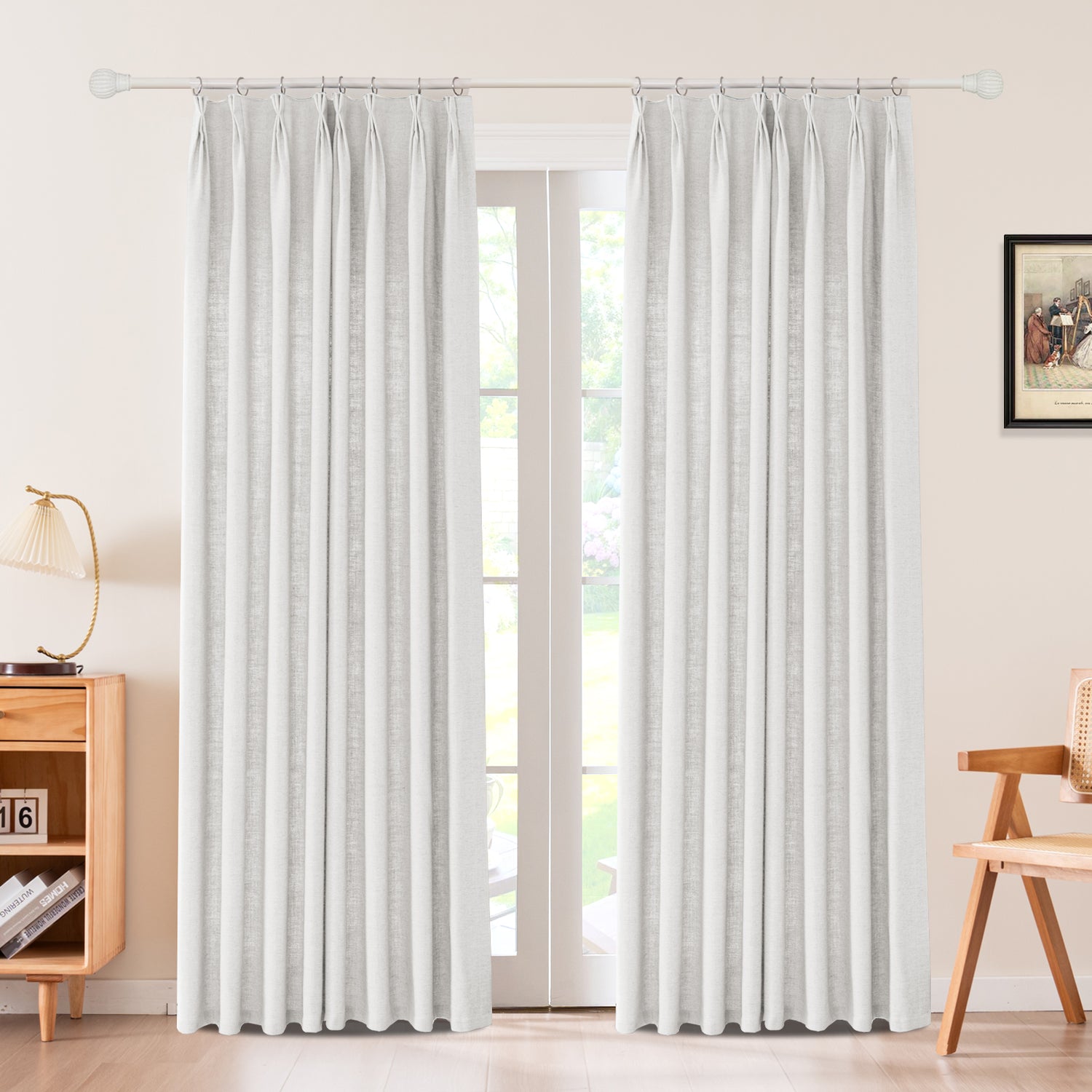 Draxis Herringbone Linen Curtain