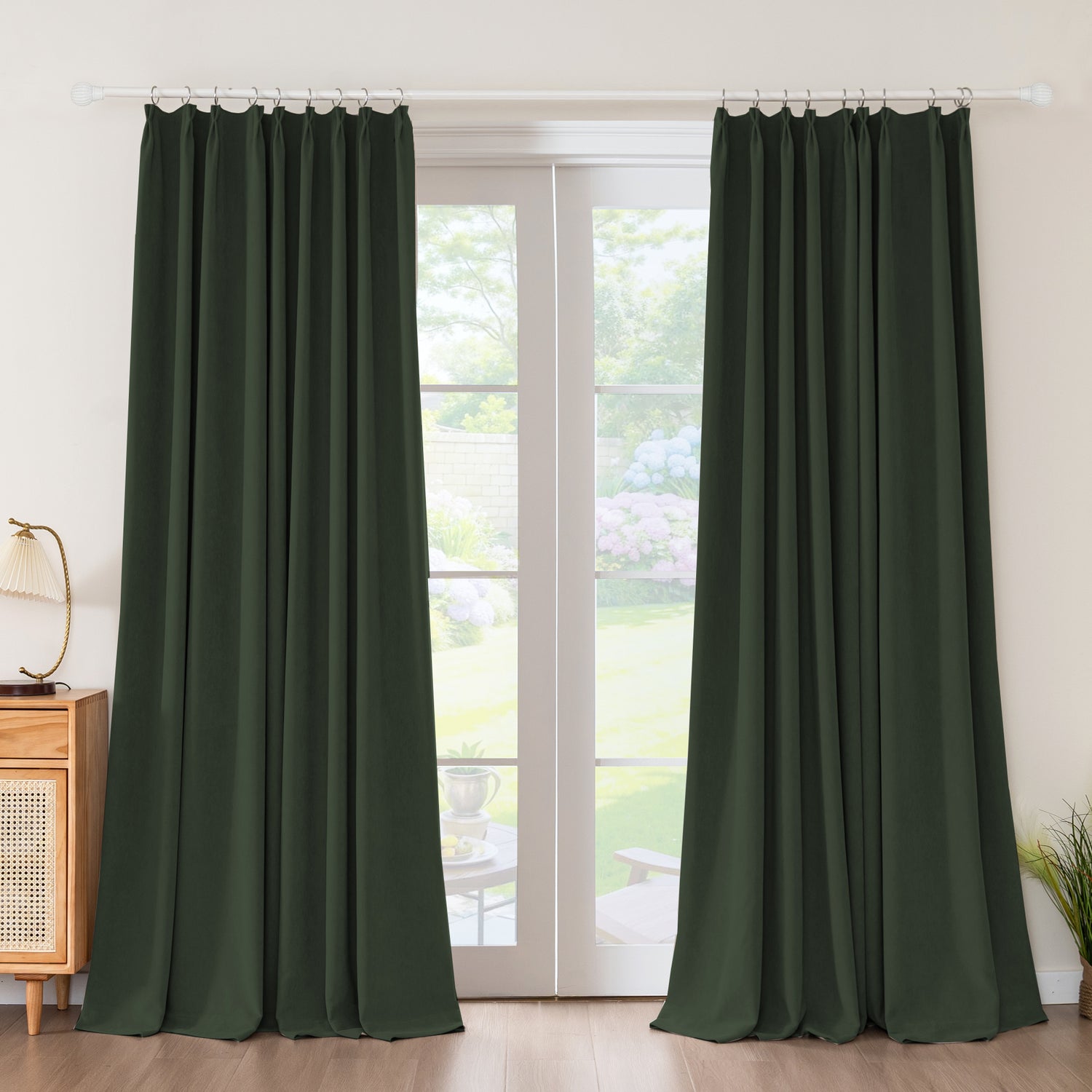 Lyssa Herringbone Custom Curtain Pleated