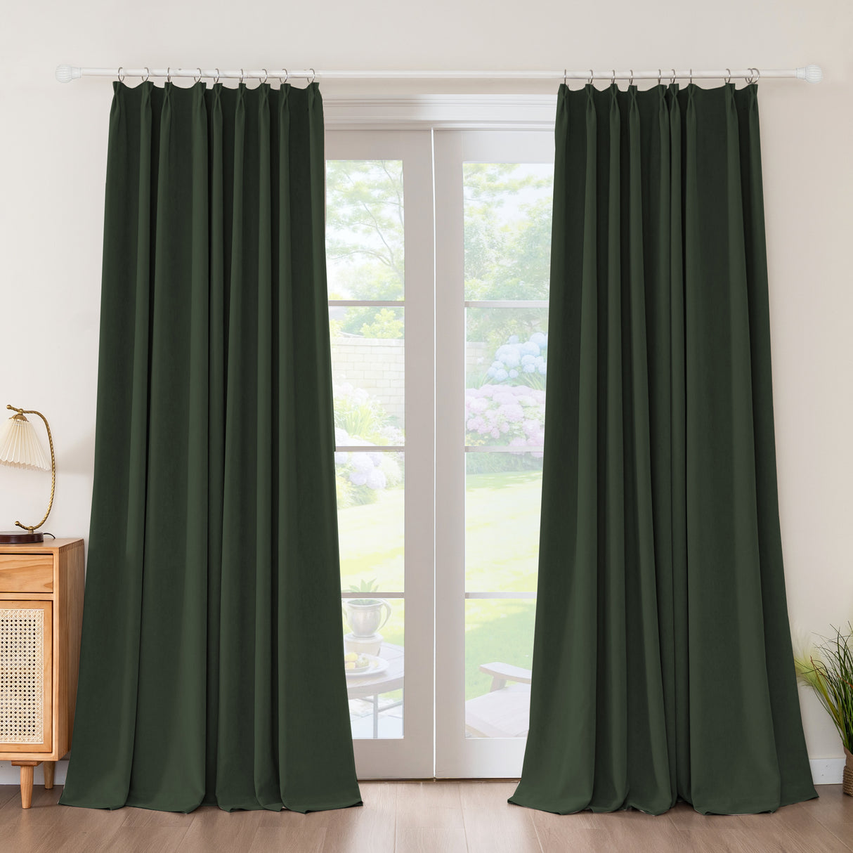 Lyssa Herringbone Custom Curtain Pleated