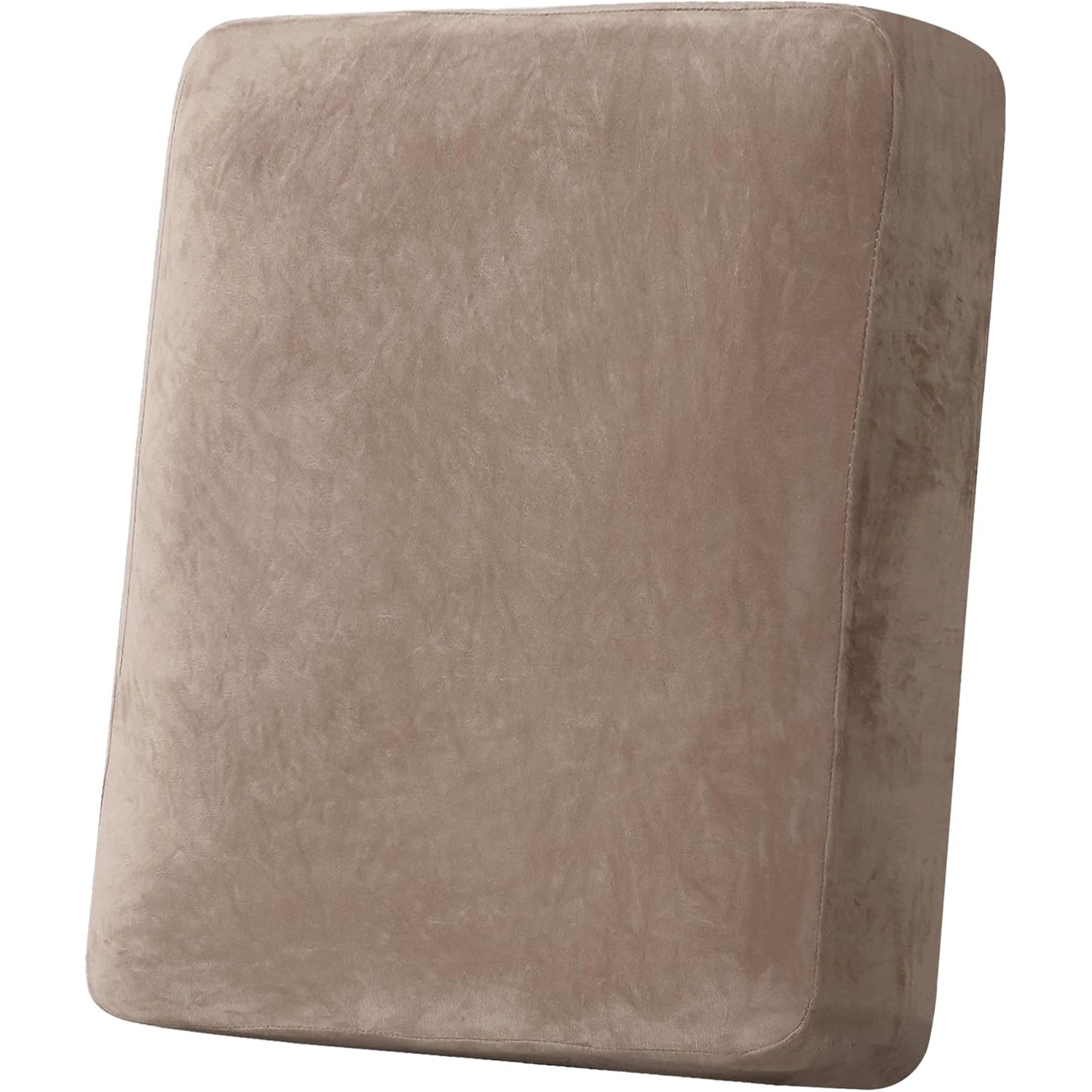 Velvet Stretch Couch Cushion Cover Plush Cushion Slipcover