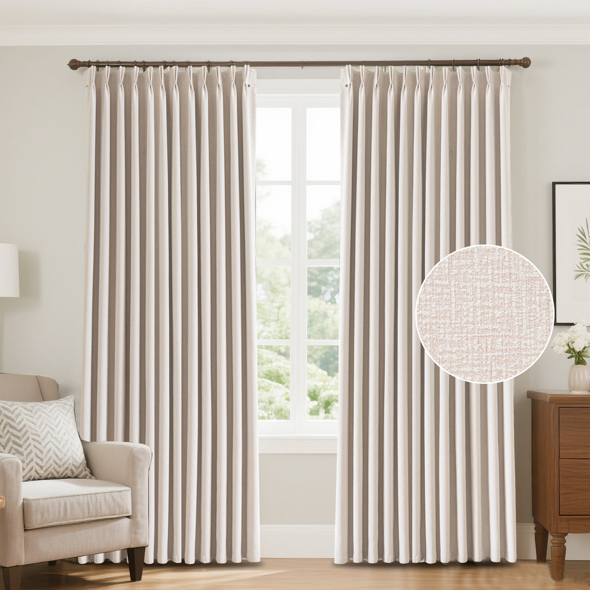 Zariel Modern European Urban Lattice Pattern Velvet Curtains