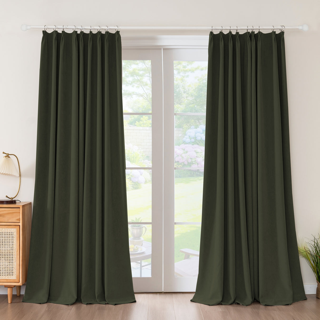 Lyssa Herringbone Custom Curtain Pleated