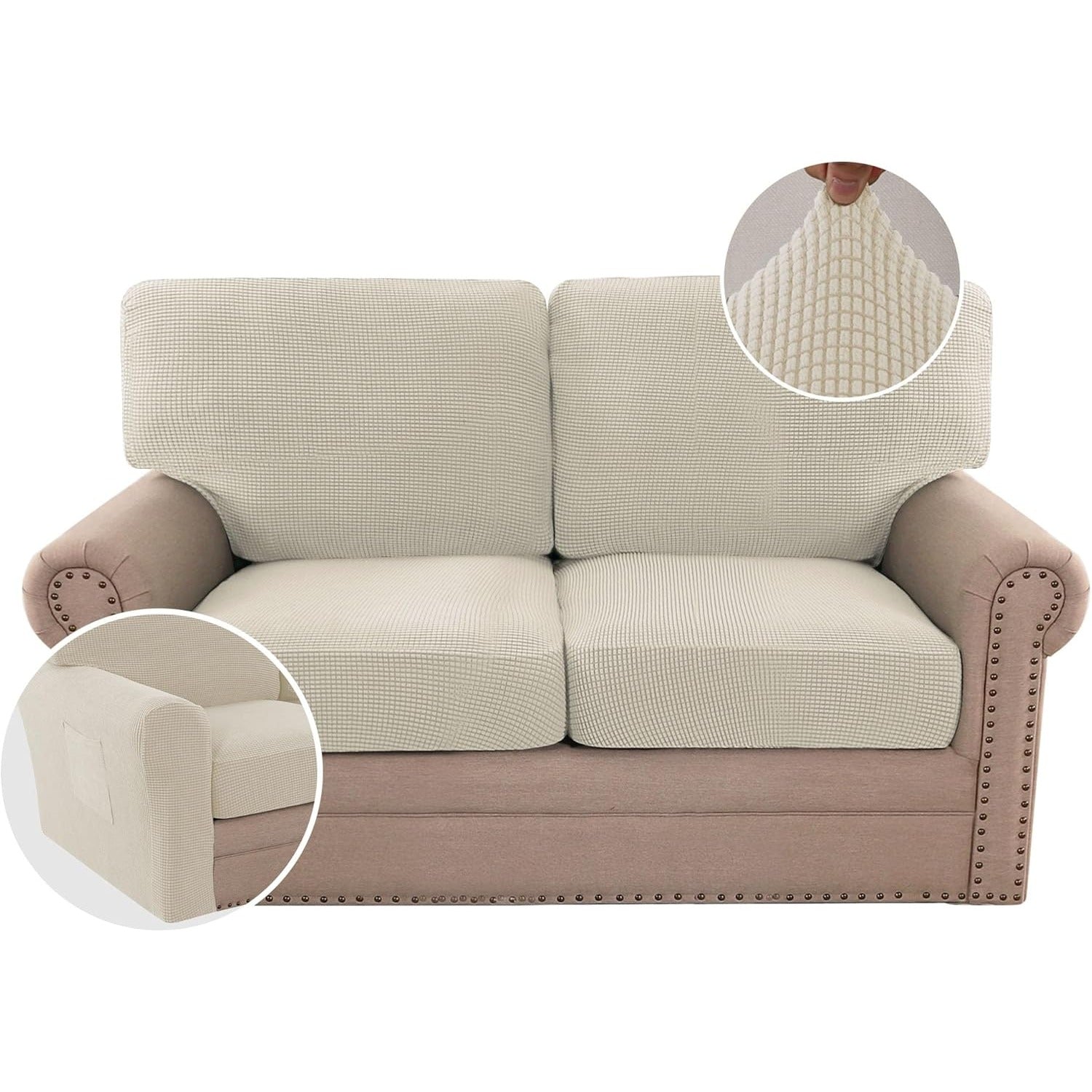 Multi-Pieces Chair Covers Stretch Couch Covers