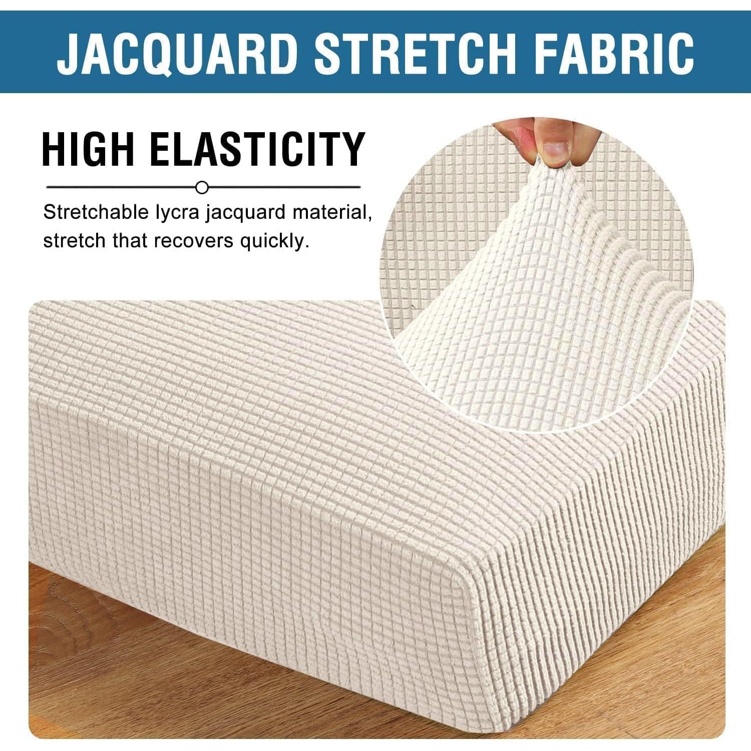 Super Stretch Individual Seat Cushion Covers Sofa Covers