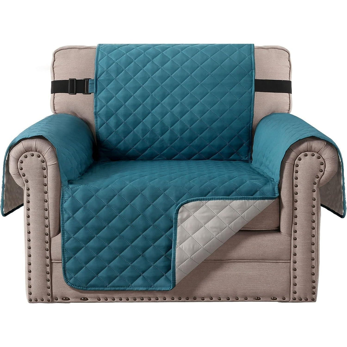 Reversible Chair Covers Water Repellent Chair Slipcover for Dogs Pets Furniture Protector