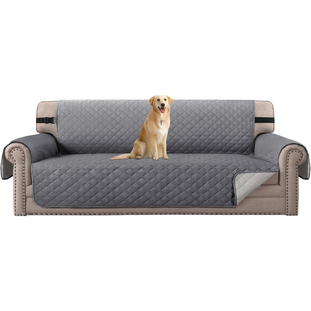 Reversible Chair Covers Water Repellent Chair Slipcover for Dogs Pets Furniture Protector