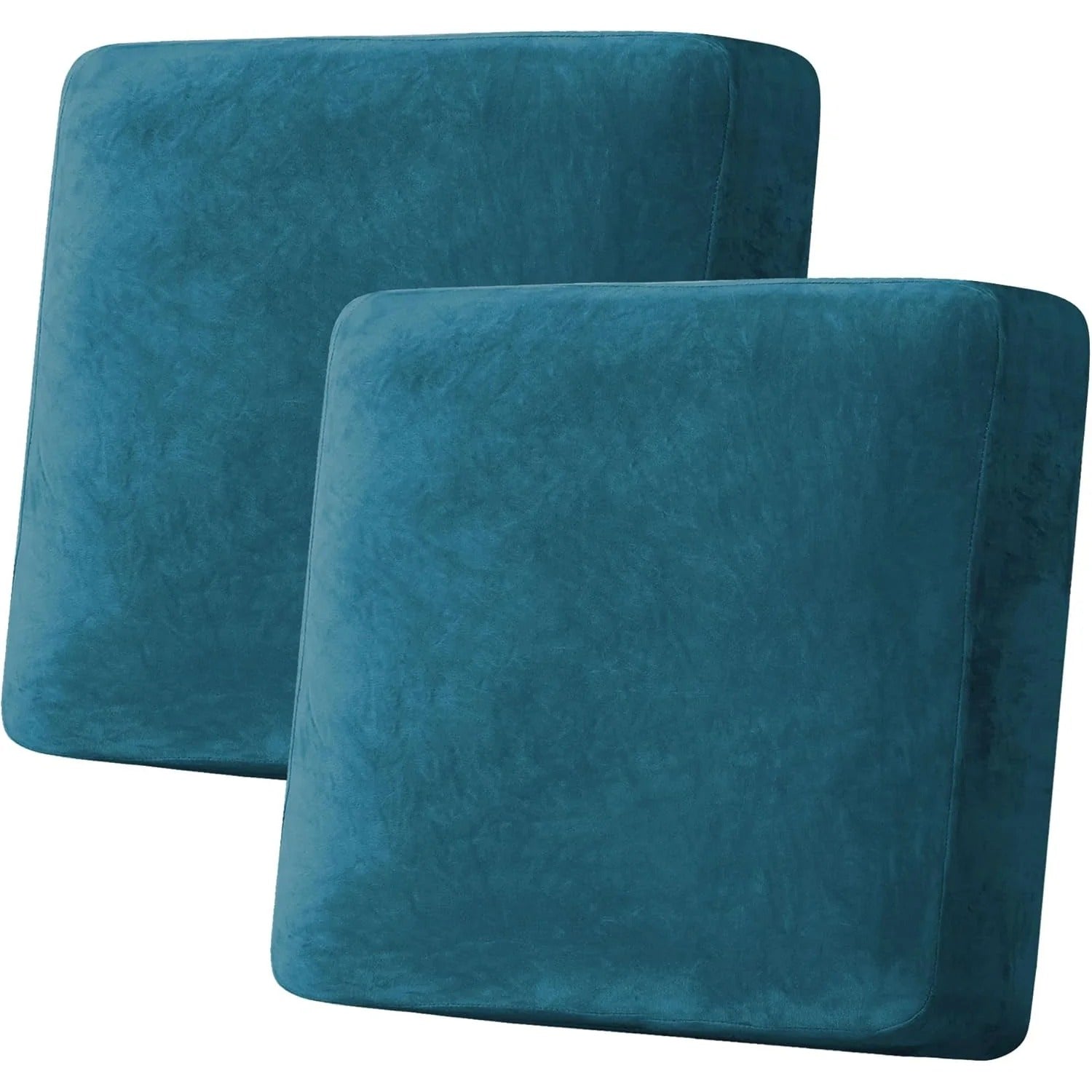 Velvet Stretch Couch Cushion Cover Plush Cushion Slipcover