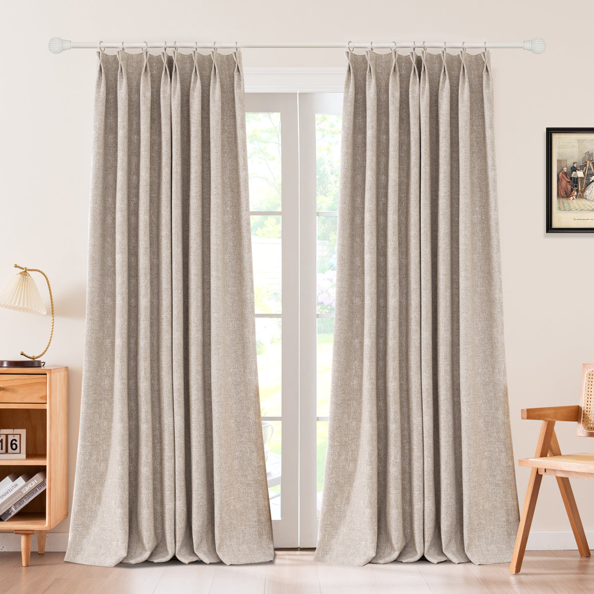 Sarella Premium Velvet Curtain Pleated