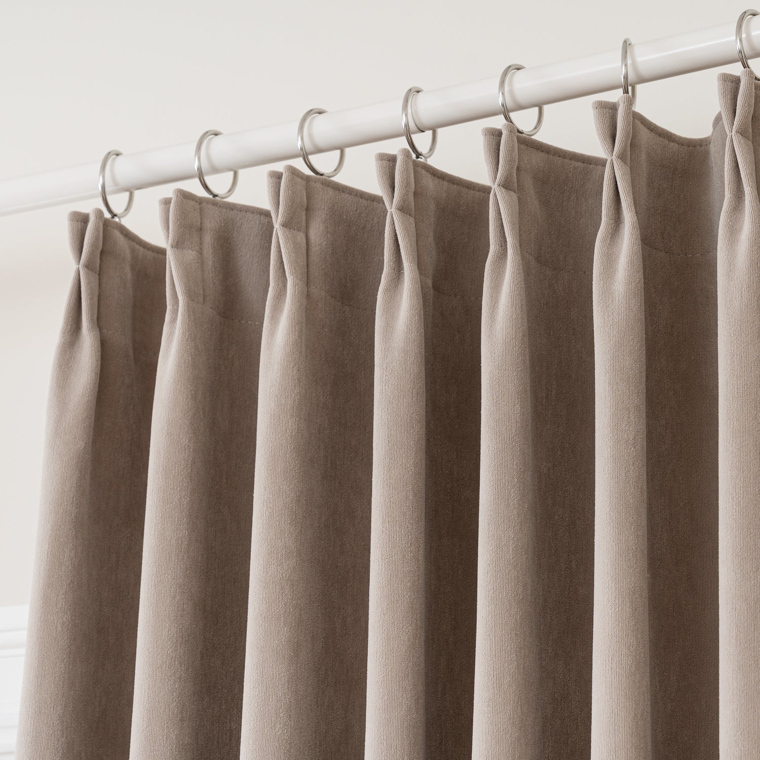 Lyssa Herringbone Custom Curtain Pleated