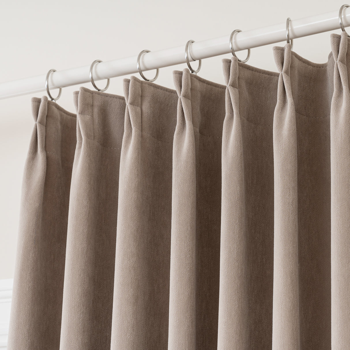 Lyssa Herringbone Custom Curtain Pleated