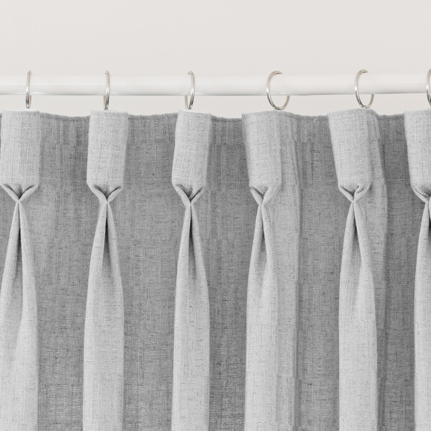Draxis Stripe Texture Linen Blended Curtain