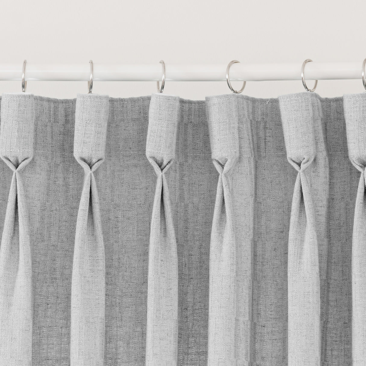 Draxis Stripe Texture Linen Blended Curtain
