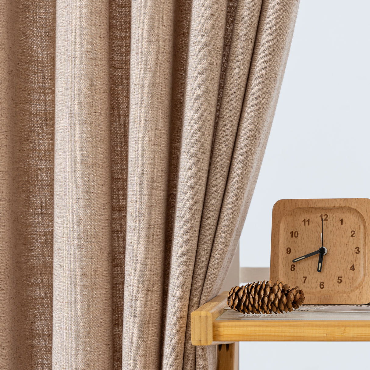 Caelis Heavyweight Cotton Blended Drapery Pleated