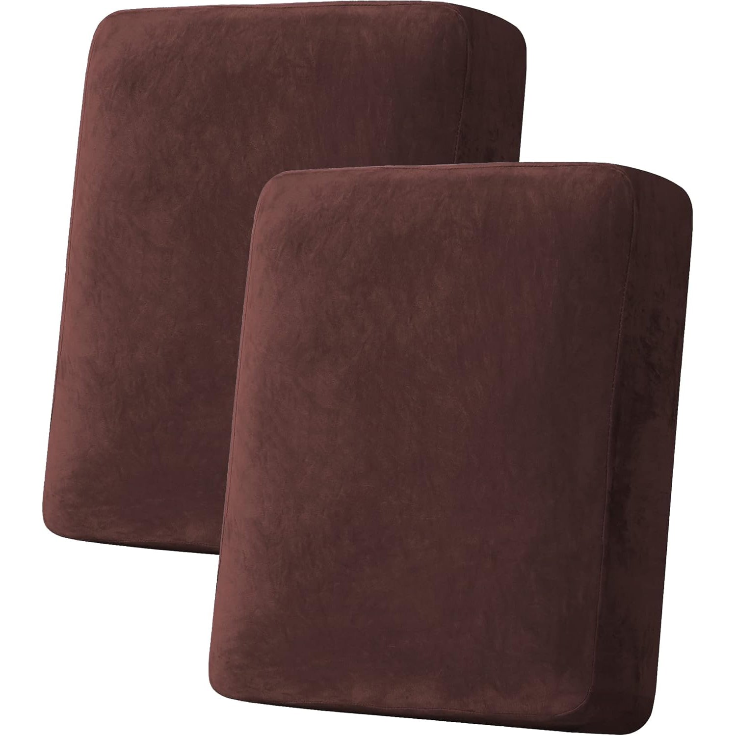 Velvet Stretch Couch Cushion Cover Plush Cushion Slipcover