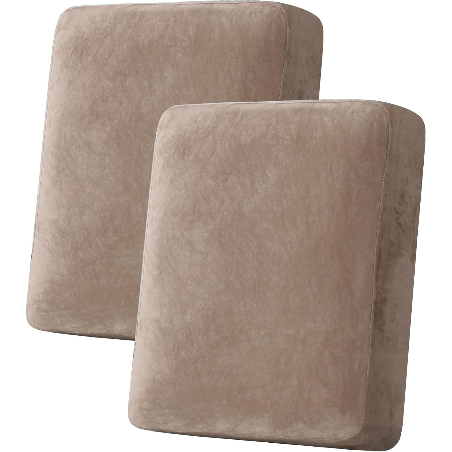 Velvet Stretch Couch Cushion Cover Plush Cushion Slipcover