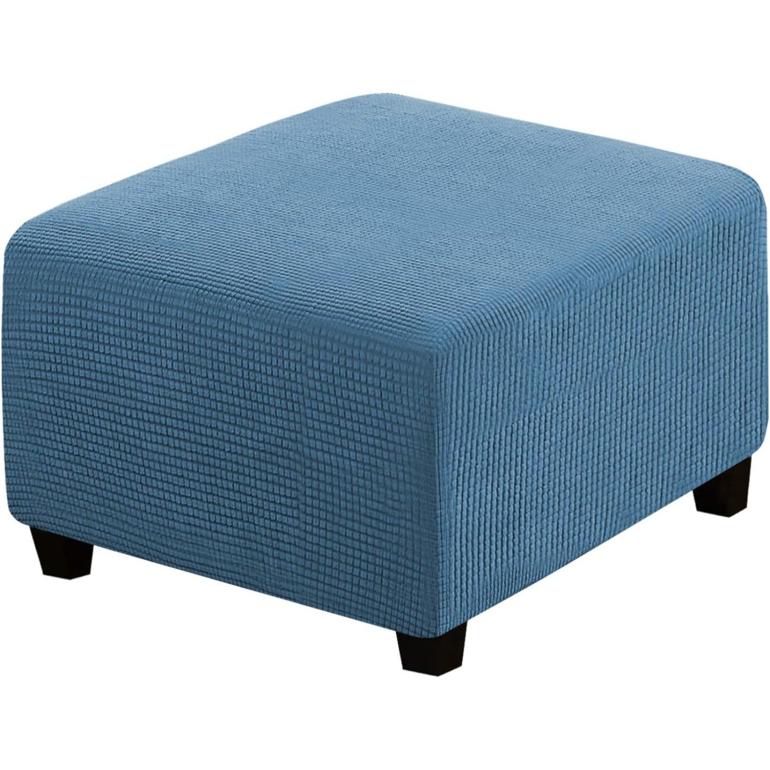 Ottoman Cover Slipcover Rectangle Fit Length Footrest Sofa Slipcovers Stool Cover