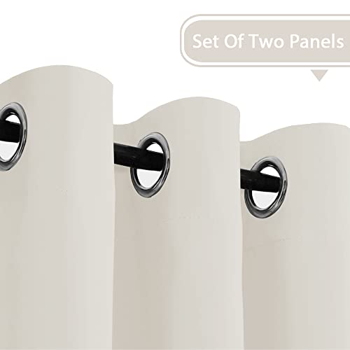 Blackout Thermal Insulated Grommet Solid Color Curtains