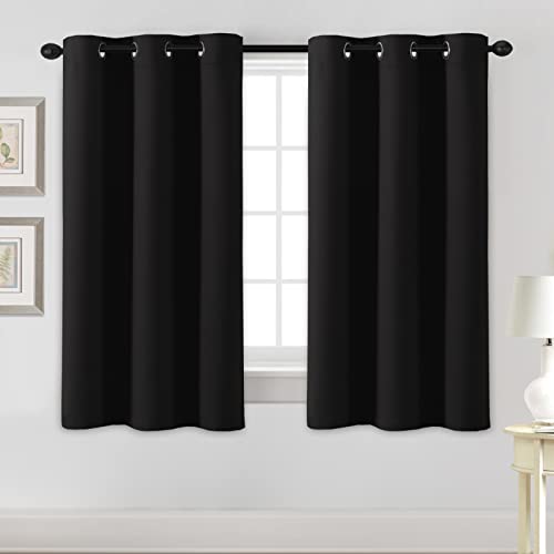 Blackout Thermal Insulated Grommet Solid Color Curtains