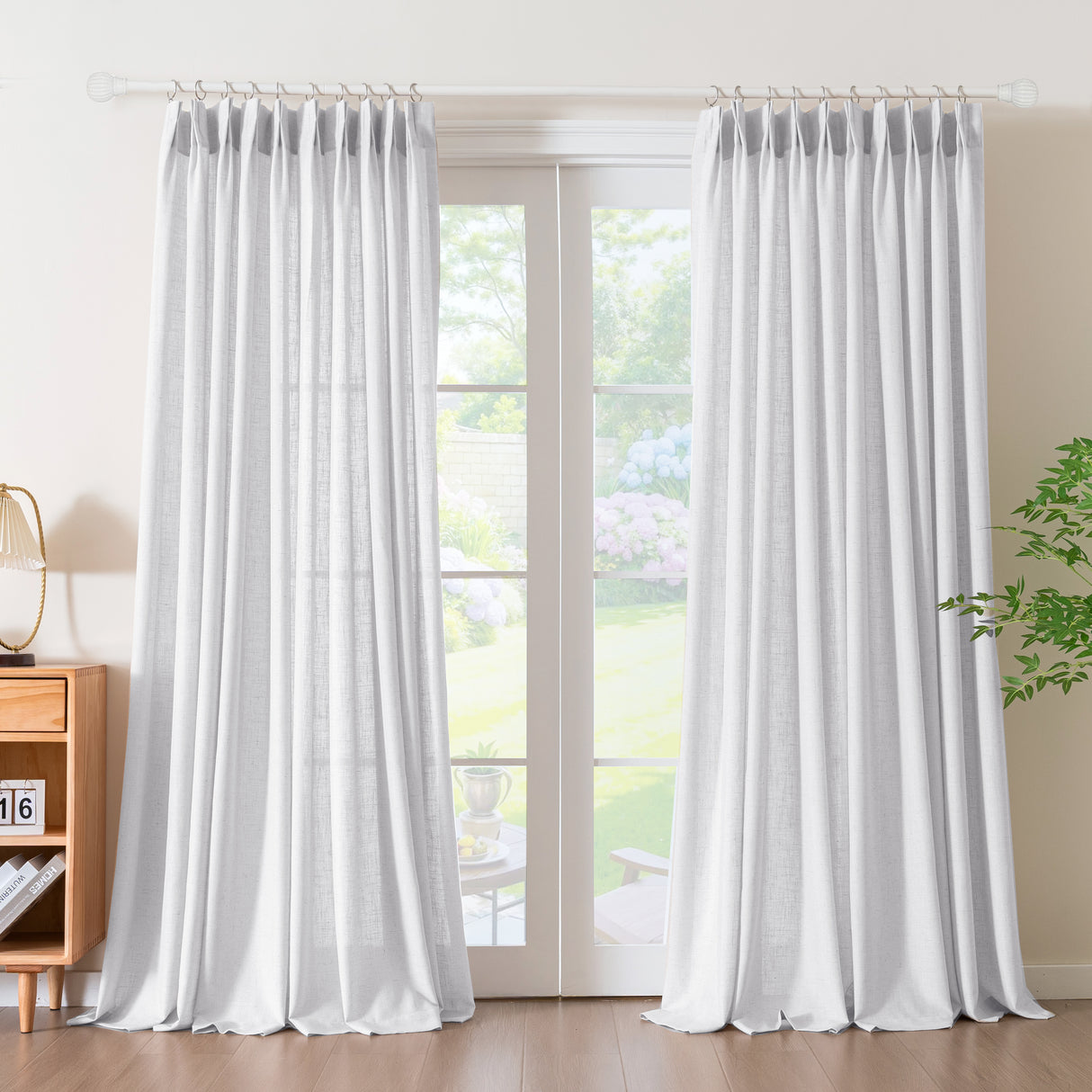 Aurevia Flowing Texture Linen Sheer curtain