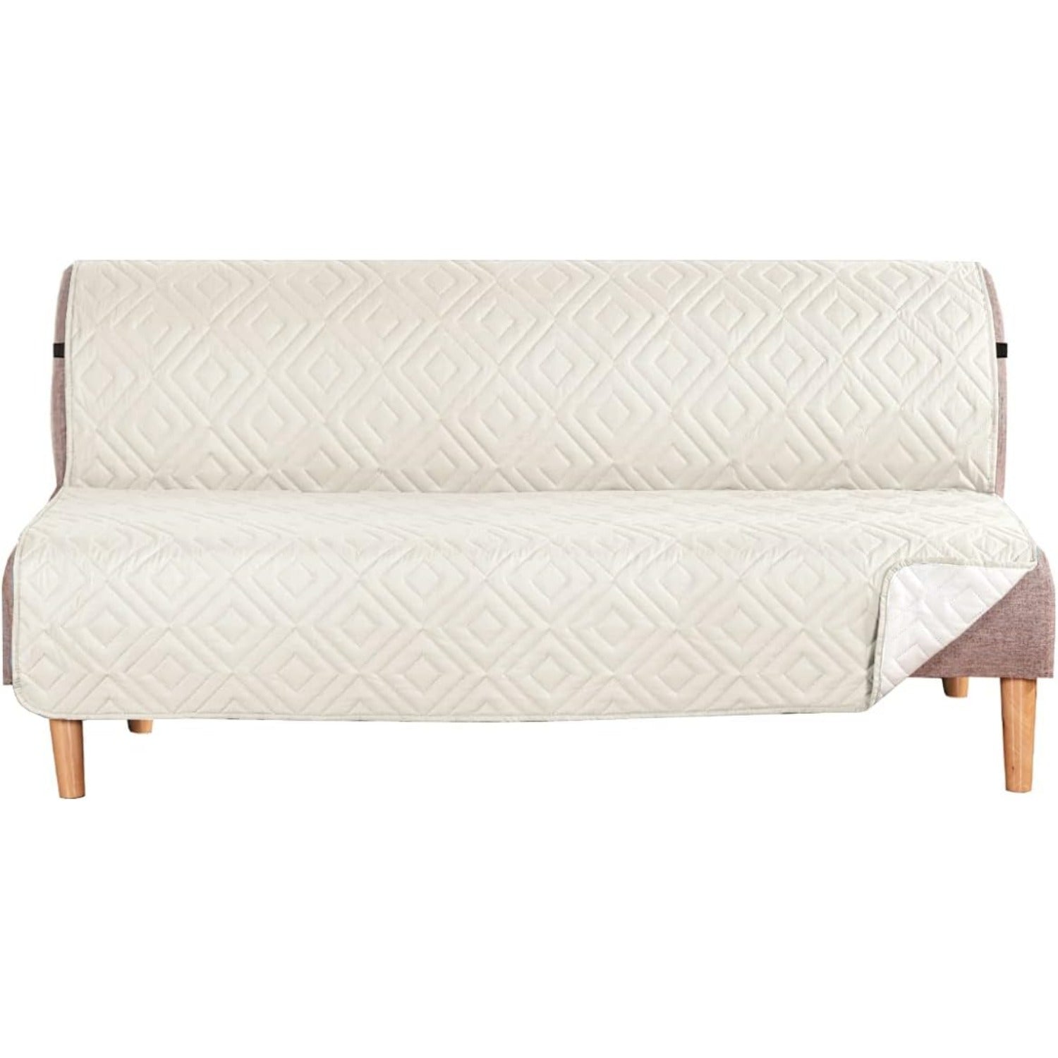 Reversible Furniture Protector Anti-Slip Water Resistant 2" Elastic Straps Couch Covers