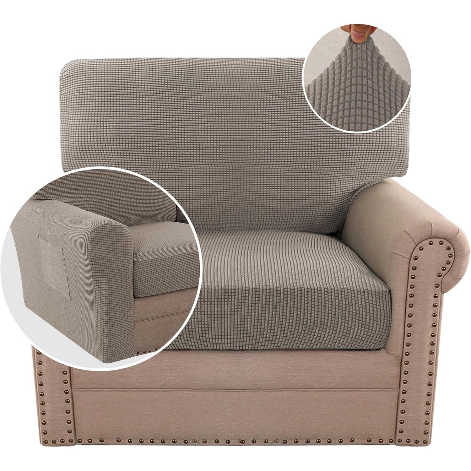 Multi-Pieces Chair Covers Stretch Couch Covers