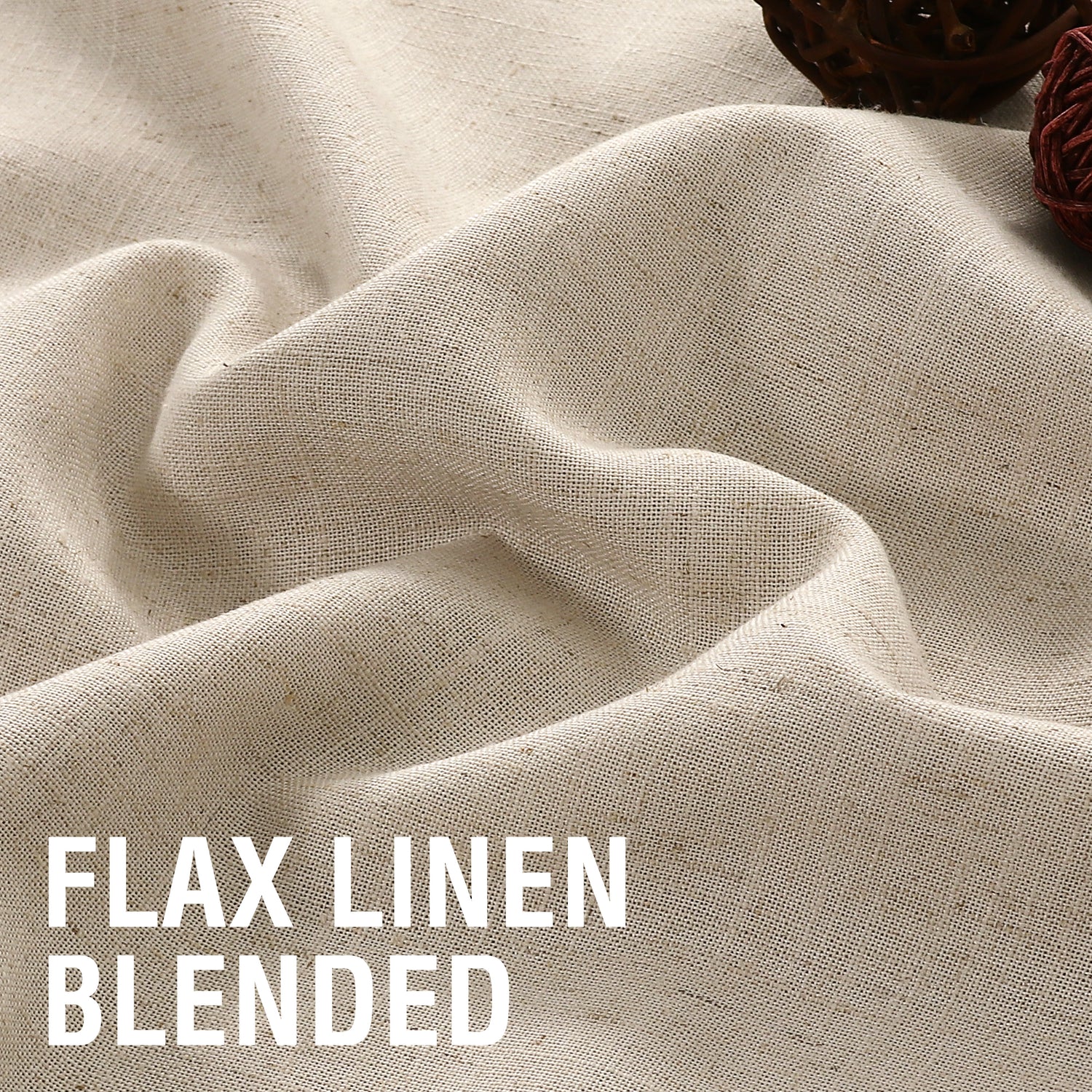 Aurevia Flowing Texture Linen Sheer curtain