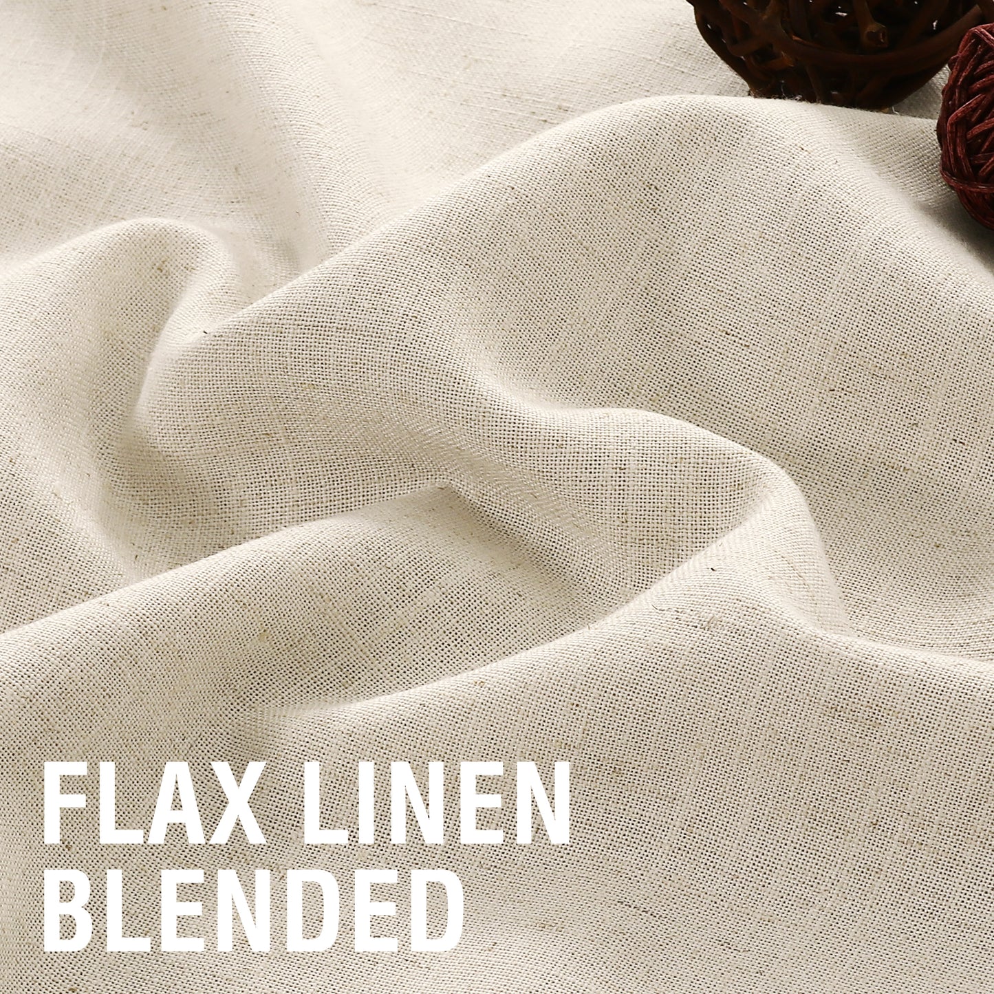 Rich Linen Privacy Curtains