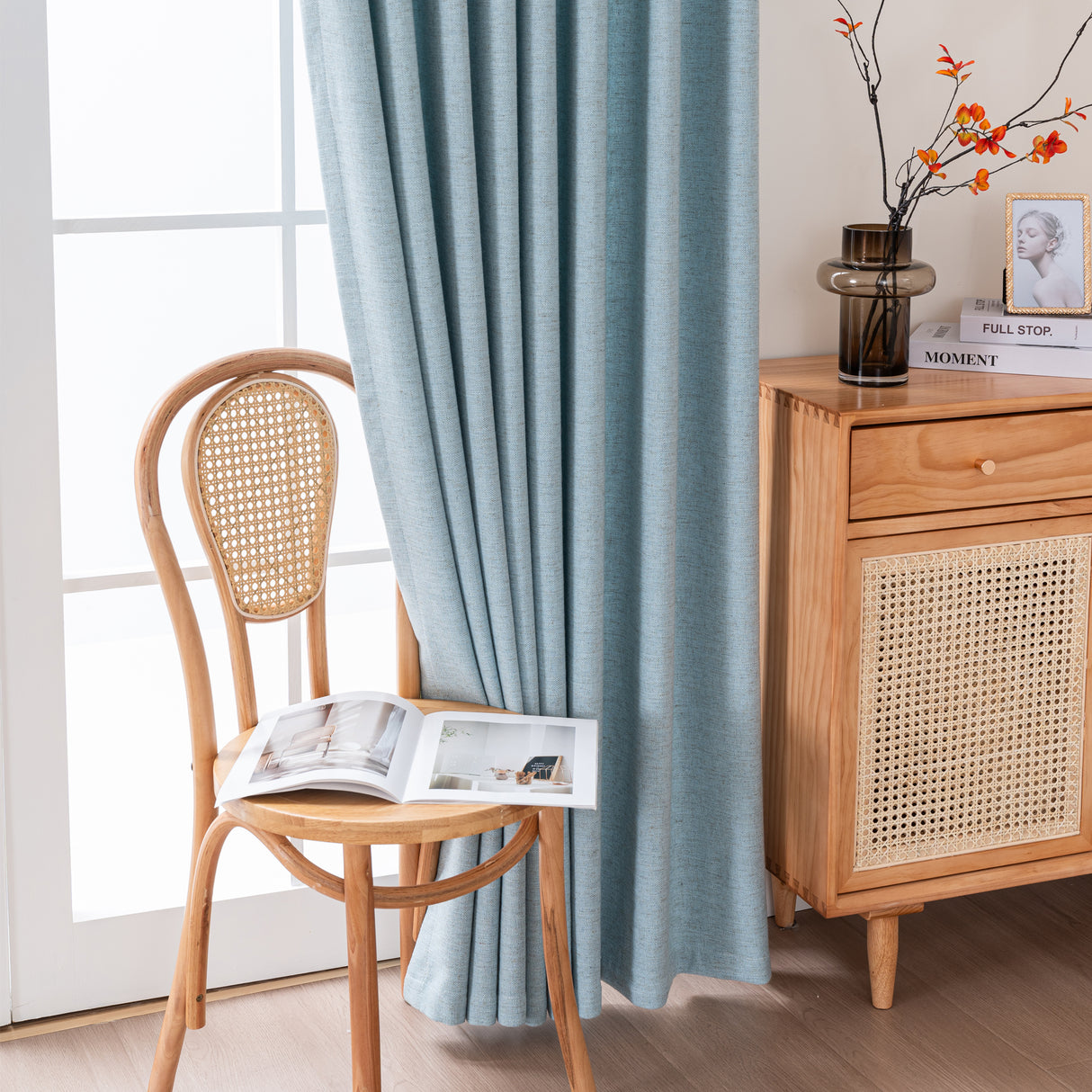 Draxis Textured Blended Linen Curtains