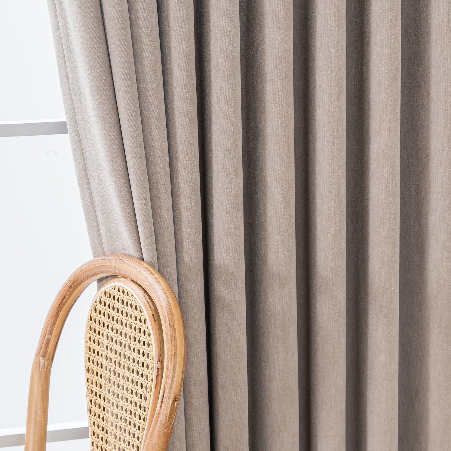 Lyssa Herringbone Custom Curtain Pleated