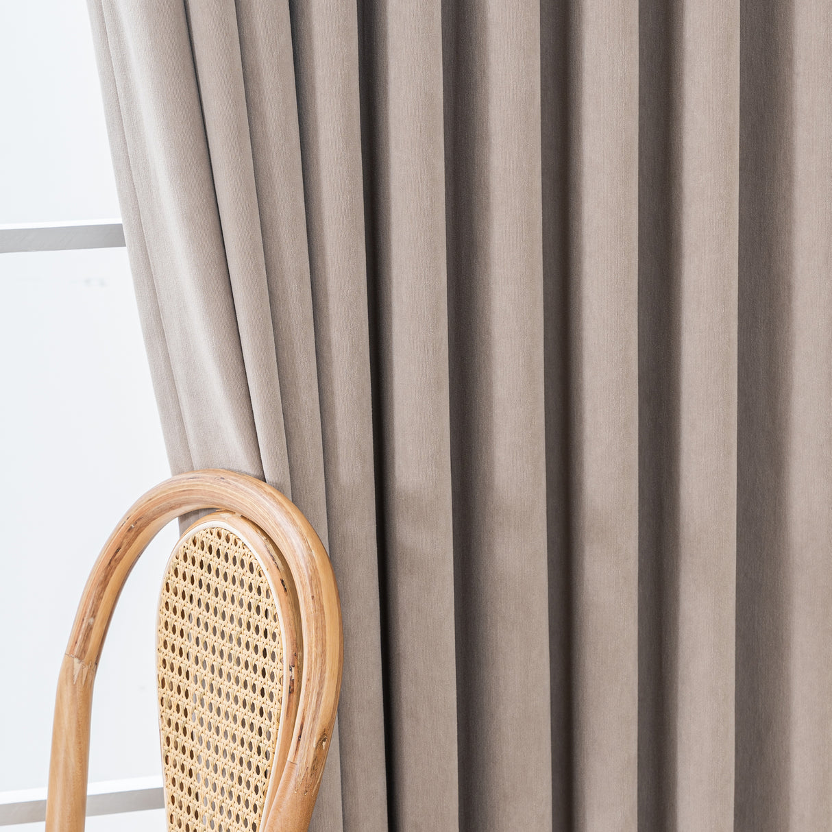 Lyssa Herringbone Custom Curtain Pleated