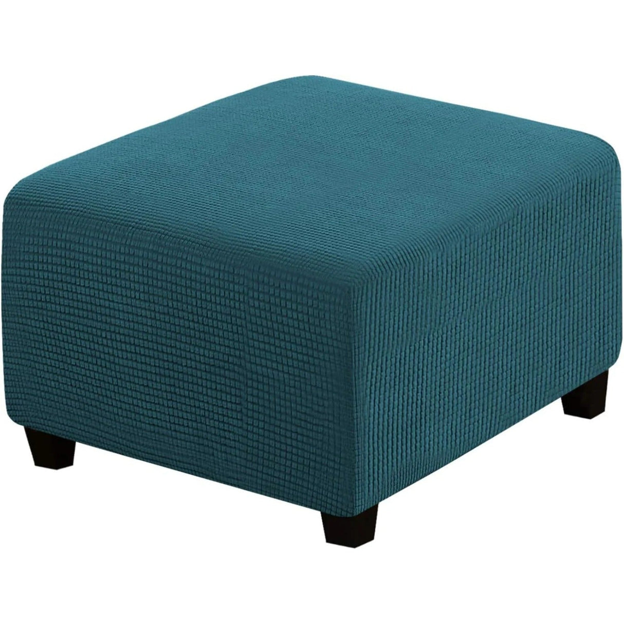 Ottoman Cover Slipcover Rectangle Fit Length Footrest Sofa Slipcovers Stool Cover
