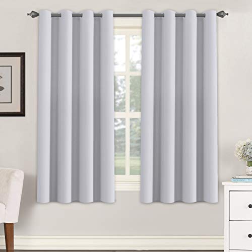 Blackout Thermal Insulated Grommet Solid Color Curtains
