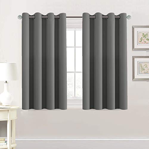 Blackout Thermal Insulated Grommet Solid Color Curtains