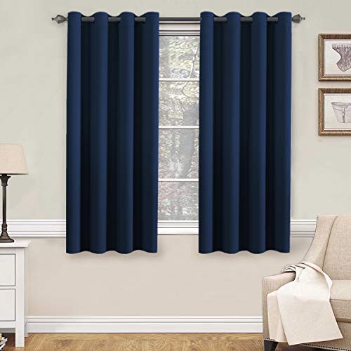 Blackout Thermal Insulated Grommet Solid Color Curtains