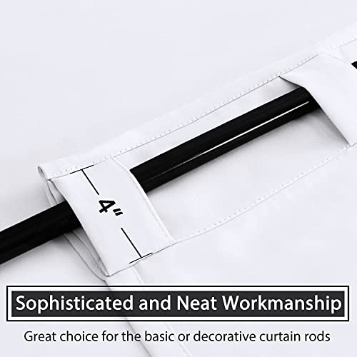 Blackout Thermal Insulated Room Darkening Back Tab/Rod Pocket Solid Color Curtains